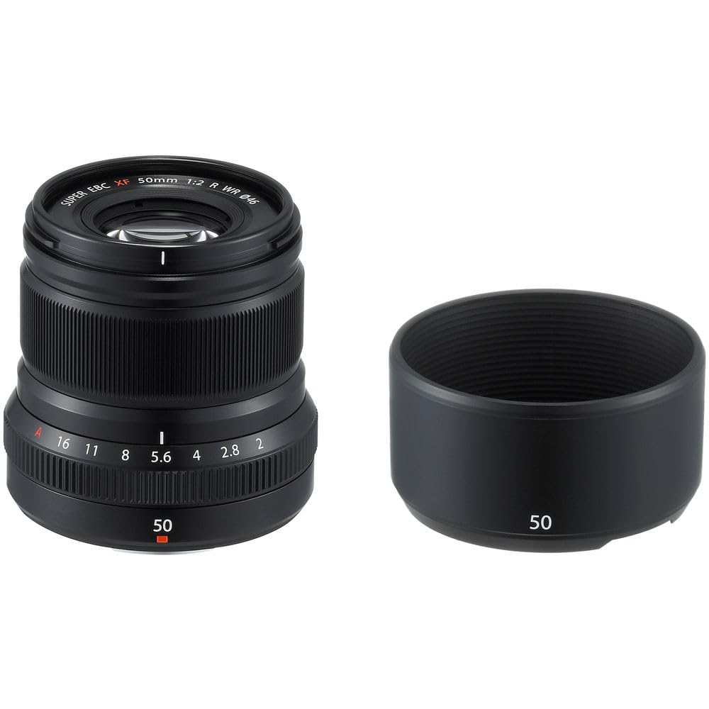 Amazon.com : Fujifilm XF 50mm f/2 R WR Lens (Black) Bundle