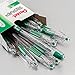 Pentel R.S.V.P. Ballpoint Pen, 0.7mm Fine Tip, Green Ink, Box of 12 (BK90-D)