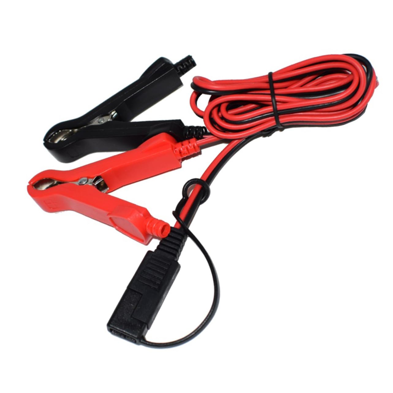 Alipis 2pcs Wires Alligator Clips Sae to Alligator Clips Charger Adapter 100cm 12v 10a Inline Fuse Power Supply for Motorcycle