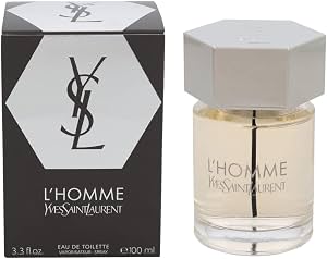 L'homme de Yves Saint Laurent Eau De Toilette Spray para Hombre 3.3 oz Cáscara de Cítricos 3.3 Fl Oz (Paquete de 1)