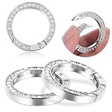 【Package Content】You will receive 4 round keyring rings, which are sufficient in quantity to meet your long-term use needs. Whether it is daily life or DIY projects, circle carabiner can provide reliable connection and diverse application options to ...