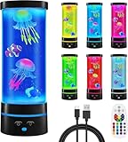 Diealles Shine Quallen Lampe, 16 Farben Fantasy LED Jellyfish Lamp mit Fernbedienung, Lavalampe für Weihnachten Geschenke Kinder, Zuhause Stimmungslicht Dekoration