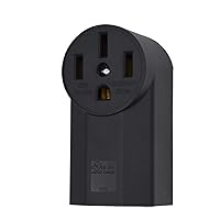Vista 1 de NEMA 14-50R Receptacle 3-Pole 4-Wire Surface Mount Power Receptacle 250V 50A UL Listed, bekca Black (NEMA 14-50R)