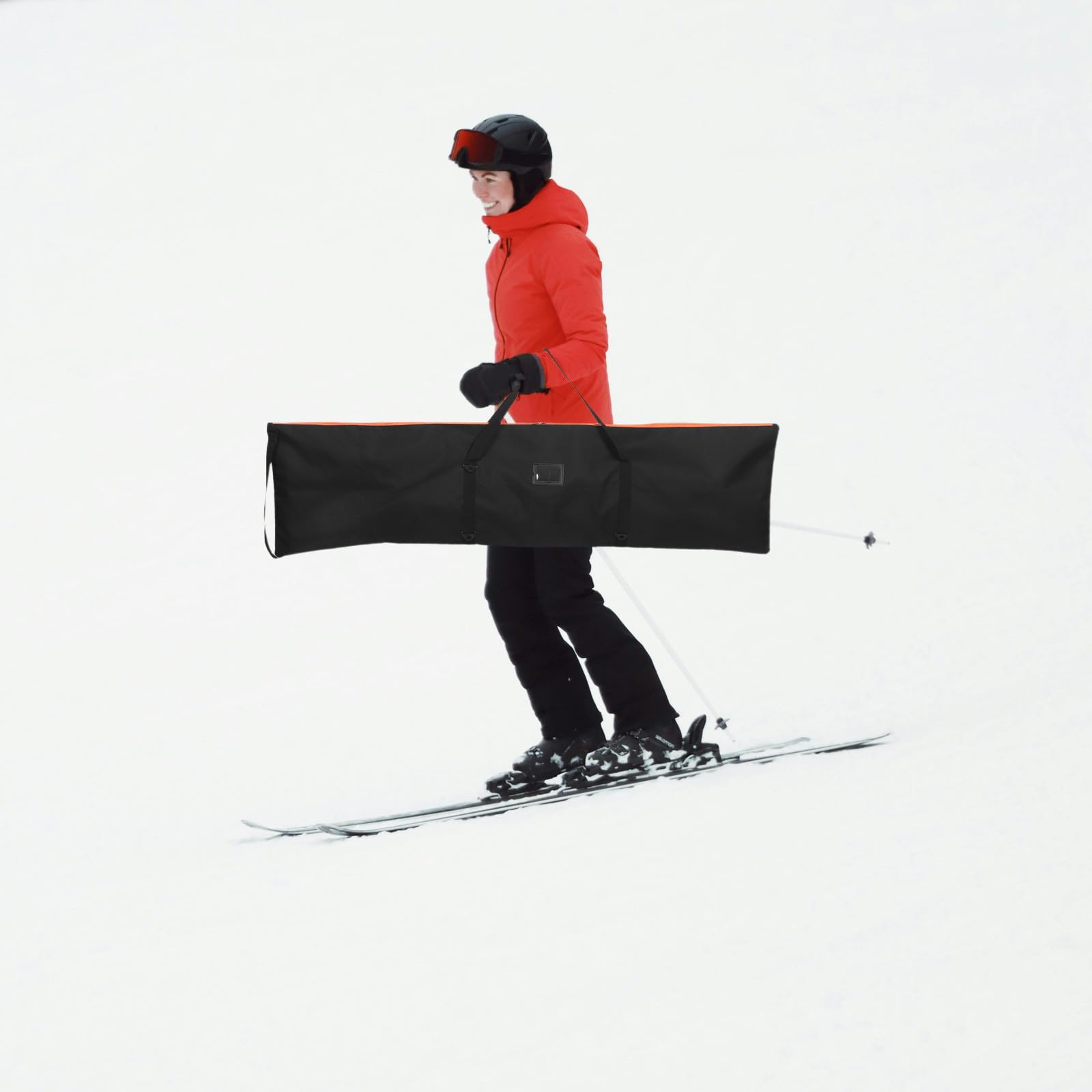 Snowboardtasche für Flugreisen – Faltbare Snowboard- und Skitasche – 167 x 41 x 0,8 cm (65,8 x 16,1 x 0,3 Zoll) – Transporttasche für Snowboardausrüstung und Skizubehör