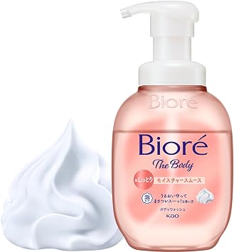 Bior  The Body Foam Type Moisture Smooth Pump 510 ml Body Soap Body Wash