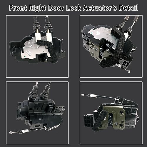 Image of Power Door Lock Actuator Front Right Passenger Side Door Latch Assembly for Hyundai Sonata 2006-2007 Door Lock Actuator Motor OE#81320-3K010 81320-3k030