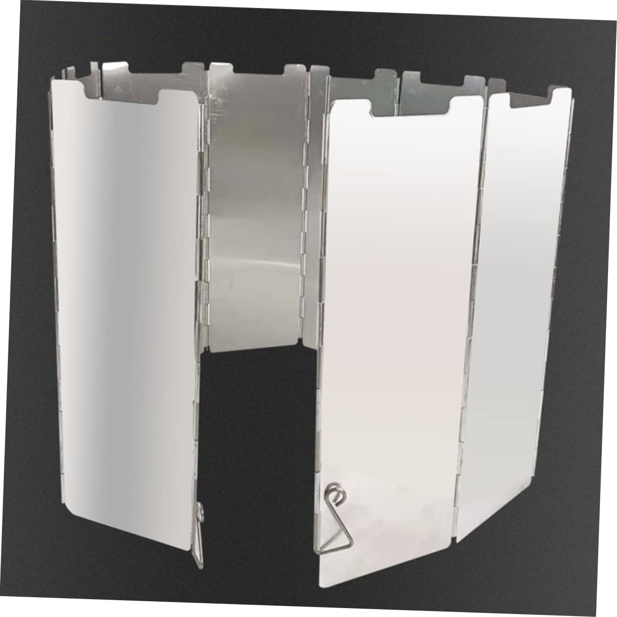 KICHOUSE Windproof Board Stove Accessory Camping Cooking Station Windscreen Grill Windbreak