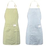 zrfgbxim 2 Pz Grembiule Cucina Uomo Donna, Grembiule da Cucina Uomo Donna, Grembiuli da Ch...