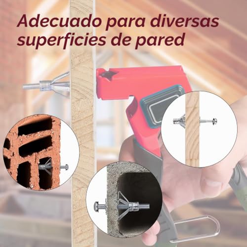 Miniatura 4 de Alicates De Montaje Para Juego De Tacos Para Cavidades, Juego De Alicates Para Espigas 30 Piezas, Fijaciones Para Cavidades De Cartón Metálico, Tornillos M4m5m6, Para Reparaciones, Montaje