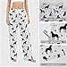 GNEW Funny Dog Pajama Pants – Cozy Lounge Pants with Rottweiler Dog Prints, Comfy Sleepwear for Men Women, Cute Pajama Bottoms, Gift for Pet Lovers,Small