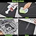 KindGa Stove Cover - Stove Top Covers for Electric Stove - More Thick - 28 x 20 Inch Stove Guard Stove Top Protector, Silicone Stovetop Cover Cooktop Mat for Kitchen Glass Stove Top, Counter rv Stove