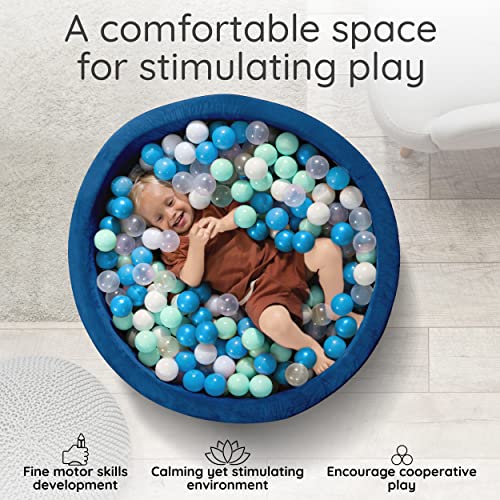 Fulton & Ivy Premium Baby and Toddler Ball Pit (35"x11.8") | Easy to Clean Memory Foam Ball Pit Made with Non-Toxic Materials | Durable Ball Pits for Toddlers 1-3 (Balls Not Included) - Thumbnail 2