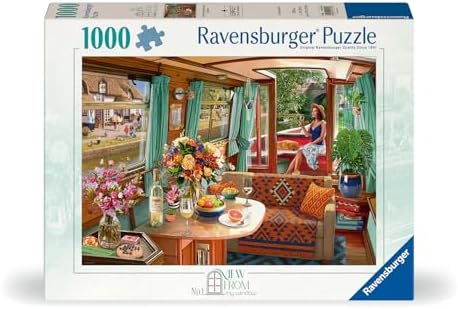 Ravensburger Canal Boat 1000 Piece Puzzle for Adults