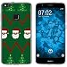 Produktbild PhoneNatic Case kompatibel mit Huawei P10 Lite Silikon-Hülle X Mas Weihnachten X-Mas Sweater M7