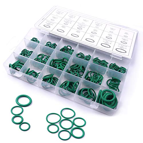 Kit de anillos tóricos CHEERBRIGHT 270 piezas de juntas tóricas de goma para aislamiento, juntas de lavado, sellos, aire acondicionado, accesorios de coche Cover