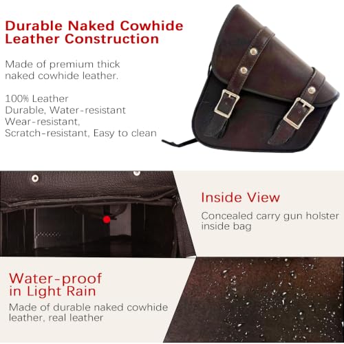 Dream Apparel Brown Leather Bag