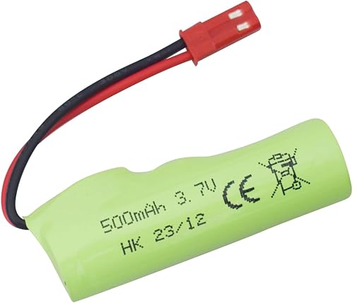 Miniatura 6 de sea jump 2 unids 3.7 V 500 mAh batería de iones de litio con cable de carga USB para Huina 1337 1338 1516 1517 control remoto vehículo de