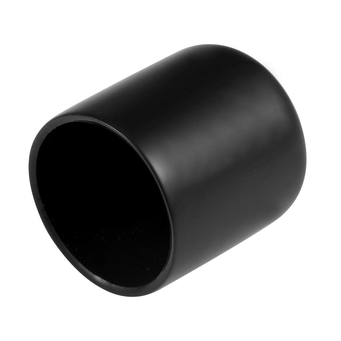 uxcell 20pcs Rubber End Caps 27mm ID Vinyl Round Tube Bolt Cap Cover Thread Protectors Black