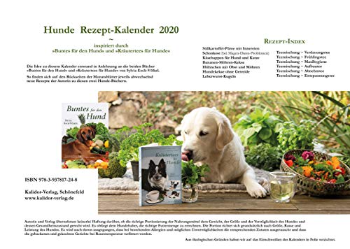 Hunde Rezept-Kalender 2020