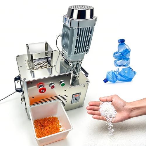 1.5kw Plastic Shredder Machine,Plastic Crusher Machine For Recycling Support Structures & Print Scraps, Produces ~5mm Pellets, 10–20 Kg/H Capacity,For Extrusion, Molding, Or Further Processing