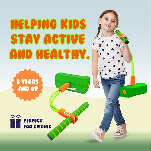 Image of New Bounce Pogo Stick for Toddlers, Foam Jumper, Ages 3+ | Foam Jumper, Age 3,4,5,6,7,8, Outdoor Jumping Toys, Birthday Gift for Toddler Girls and Boys