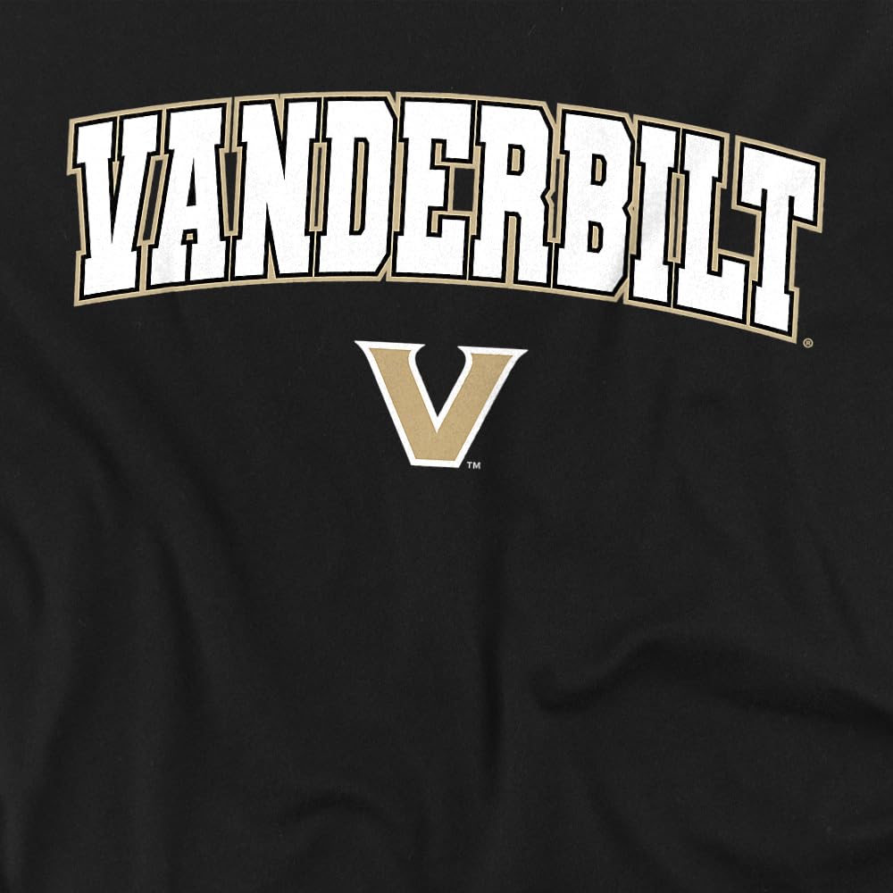 LOGOVISION Vanderbilt University Arch Logo Kids T Shirt (2) for Toddler Boys and Girls, Black