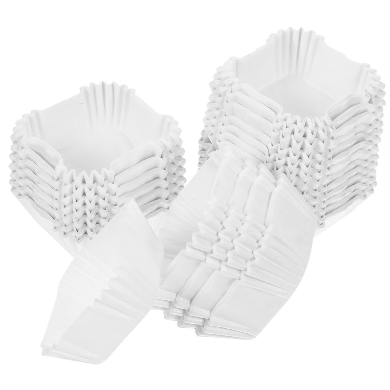 IMIKEYA 2000pezzi Pirottini di Carta per Muffin e Cupcake Quadrati Piccoli per Dolci Feste e Occasioni Speciali Facili da Usare e Smaltire