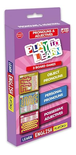 Jogo Educativo Pronouns E Adjectives Aprendendo Inglês