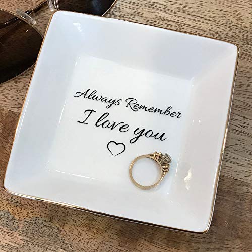 Simply-Charmed-Always-Remember-I-Love-You-Gift-for-Mom-Daughter-Loved-One-Mothers-Day-or-Valentines-Day-Gift-Ceramic-Jewelry-Ring-Holder-or-Tray-for-Mom-Daughter-Wife-Girlfriend