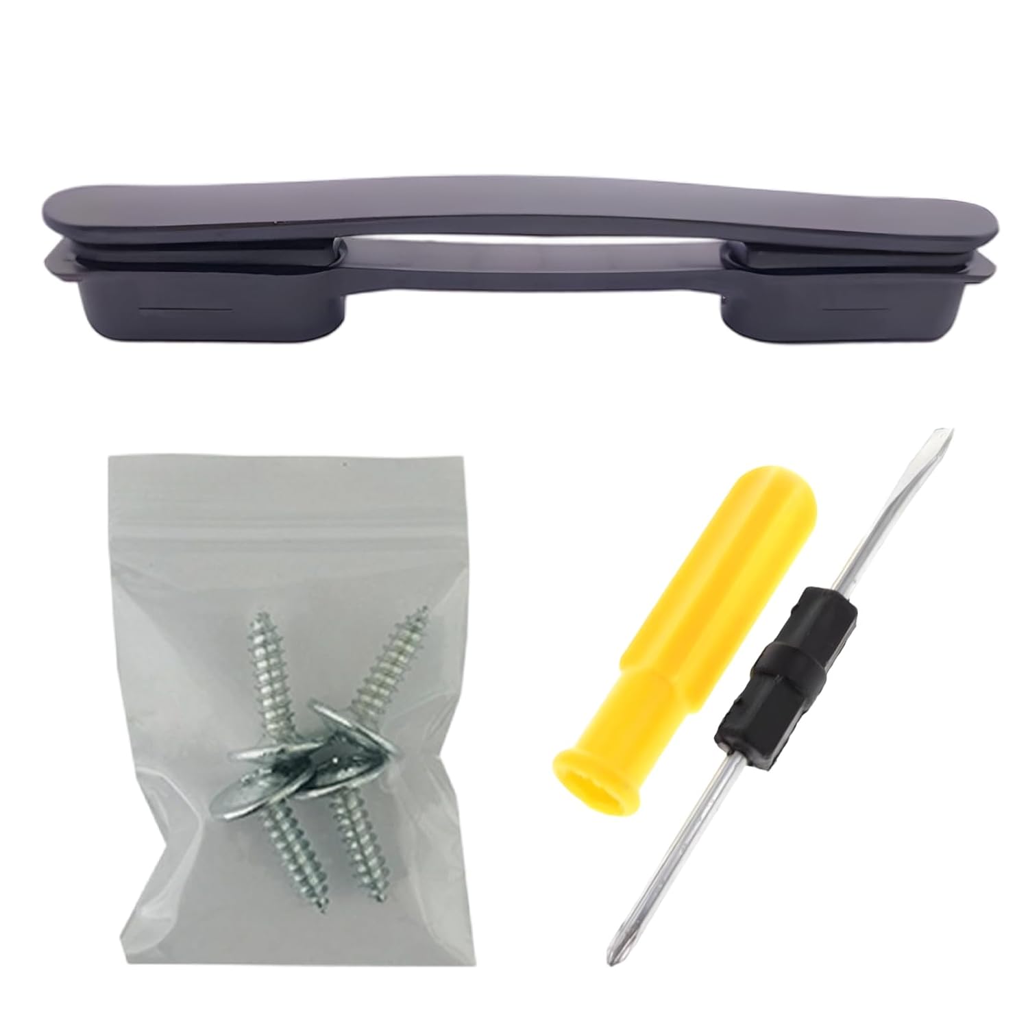 Trolley Handle Spare Parts, 2 PCS Replacement Luggage Handles for Suitcase with 1 PCS Screwdriver, 21.3cm Black Trolley Bag Handle Replacement with Screw and Screwdriver, Luggage Replacement Parts Trolley Handle Spare Parts, 2 PCS Replacement Luggage Handles for Suitcase with 1 PCS Screwdriver, 21.3cm Black Trolley Bag Handle Replacement with Screw and Screwdriver, Luggage Replacement Parts