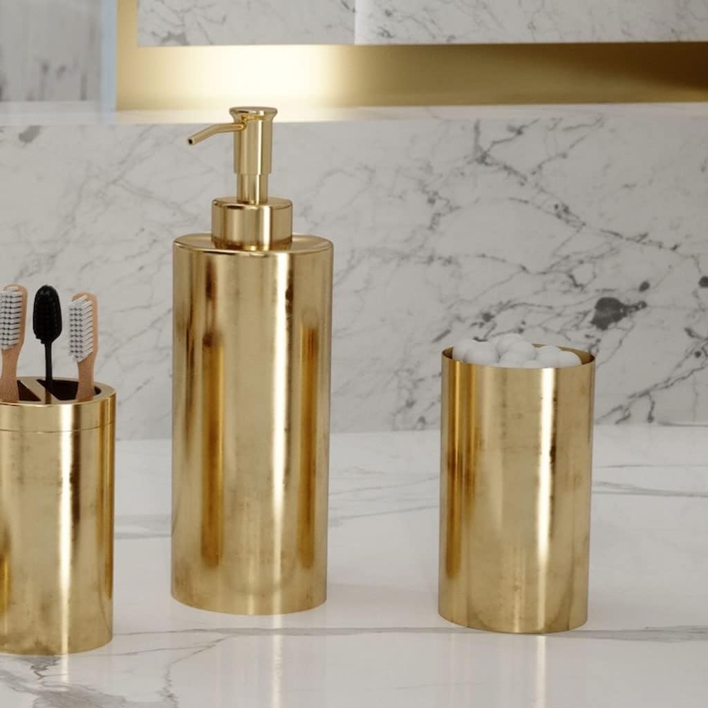 Shower Dispenser Soap Dispenser Gold Stainless Steel Soap Dispenser Press Lotion Bottle Bathroom Liquid Dispenser Kitchen Shower Dispenser Shampoo Bottle Liquid Soap Dispenser