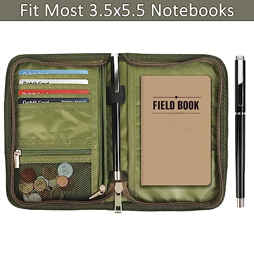 image for ZMYGOLON Pocket Notebook Cover for Field Notes Notebooks Moleskine Cah