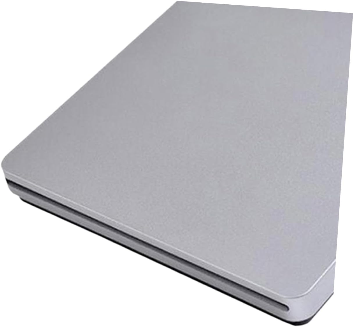 Dual Interface USB Type-c External CD Burner Suction Type Lightweight Portable Optical Drive for Home Office Use Compatible with Windows Systems Silver