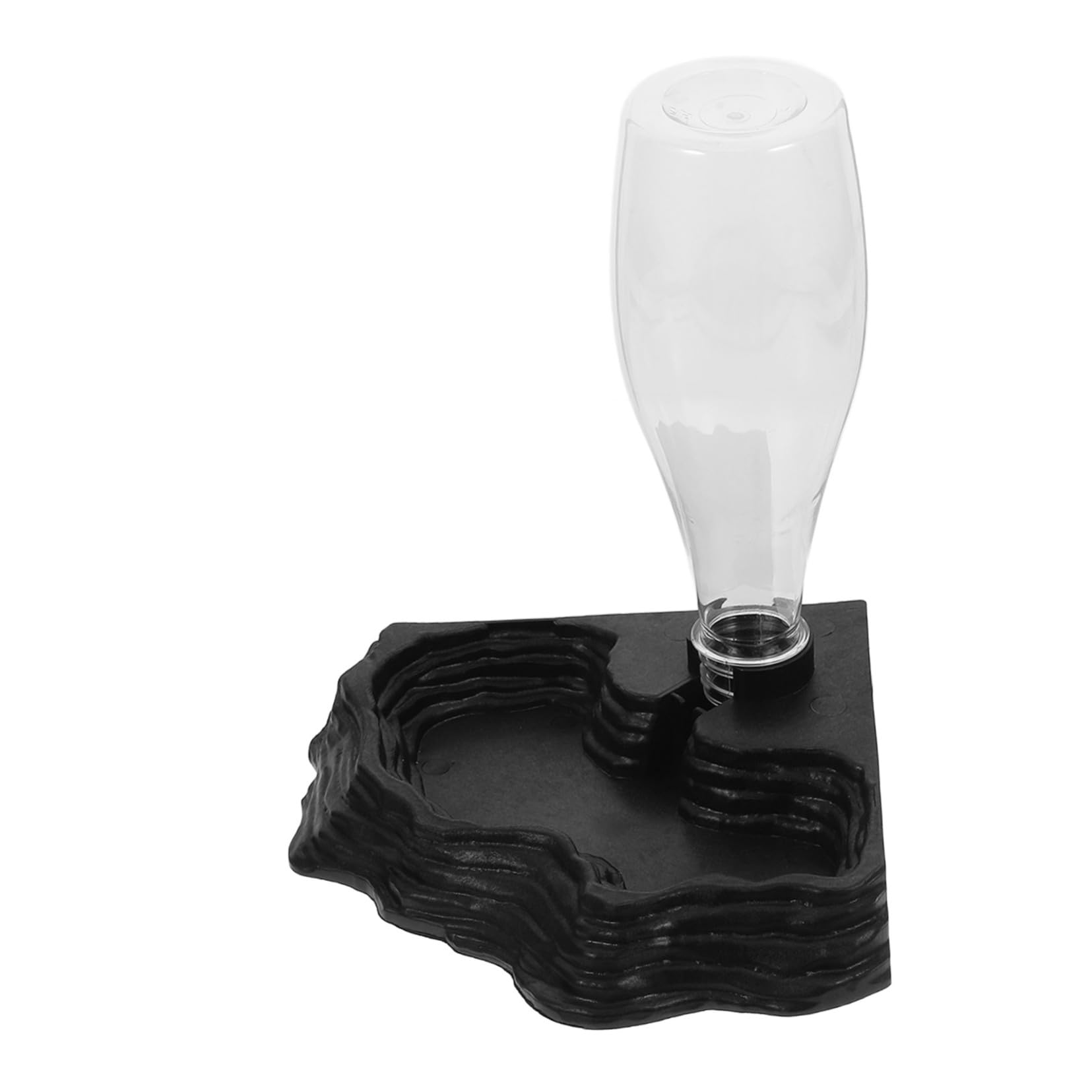 Parliky Automatic Reptile Water Feeder Reusable Reptile Dish Lizard Auto Water Dispenser