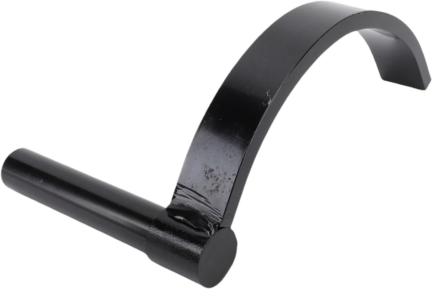 WALFRONT Curved Lathe Tool Rest, Alloy Steel Woodworking Tool Holder for 1 Inch Lathe Base, Ideal for Bowl Hollowing and Turning Projects