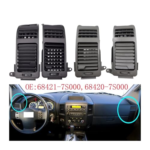 Panel de ventilación para Nissan Titan 2004-2006 sin altavoz central 3
