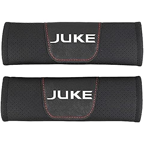2Pcs Carbon Fibre Seat Belt Shoulder Cover Pads for Nissan Juke, Effect Seat Belt Shoulder Padding, Comfortable Breathable Adults Children Protector Pad Accessories Cover