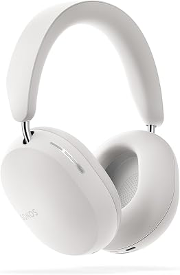Sonos Ace – Auriculares inalámbricos Bluetooth con cancelación Activa de Ruido – hasta 30 Horas de autonomía – Audio Espacial con Seguimiento dinámico de la Cabeza – Blanco