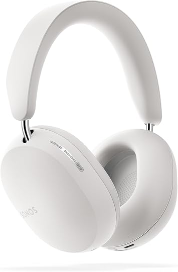 Sonos Ace | Noise Cancelling Wireless Headphones Bluetooth, 30 Hours Battery Life, Spatial Audio, Dolby Atmos, Dynamic Head Tracking - White