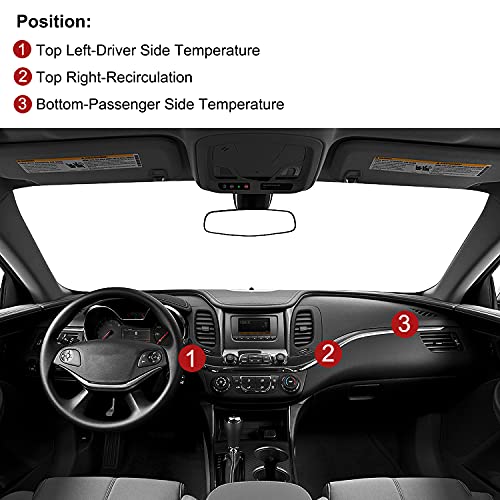 Speedtun 604-108 Blend Door Actuator For Impala 2004-2013, Blend Door Actuator Motor Replaces 1573517, 1574122, 15844096, 22754988, 52409974 Hvac Blend Door Actuator #TOP3