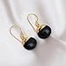 Gempires Natural Handmade Teardrop Gemstone Earrings Golden Obsidian Crystal Jewelry Hypoallergenic Gold Plated Lightweight Dangling Earrings For Women