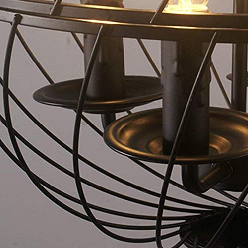 Plafonnier 4-Lights Industriel Éclairage Puissant Salon Solution Plafond Bas