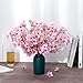 SITUMEIZI 6Pcs Artificial Cherry Blossom Branches Decor Fake Flowers 16
