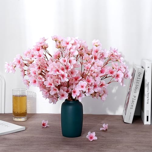 Ramas decorativas rosas que transmiten la alegría de la primavera en tu hogar cada día. 7