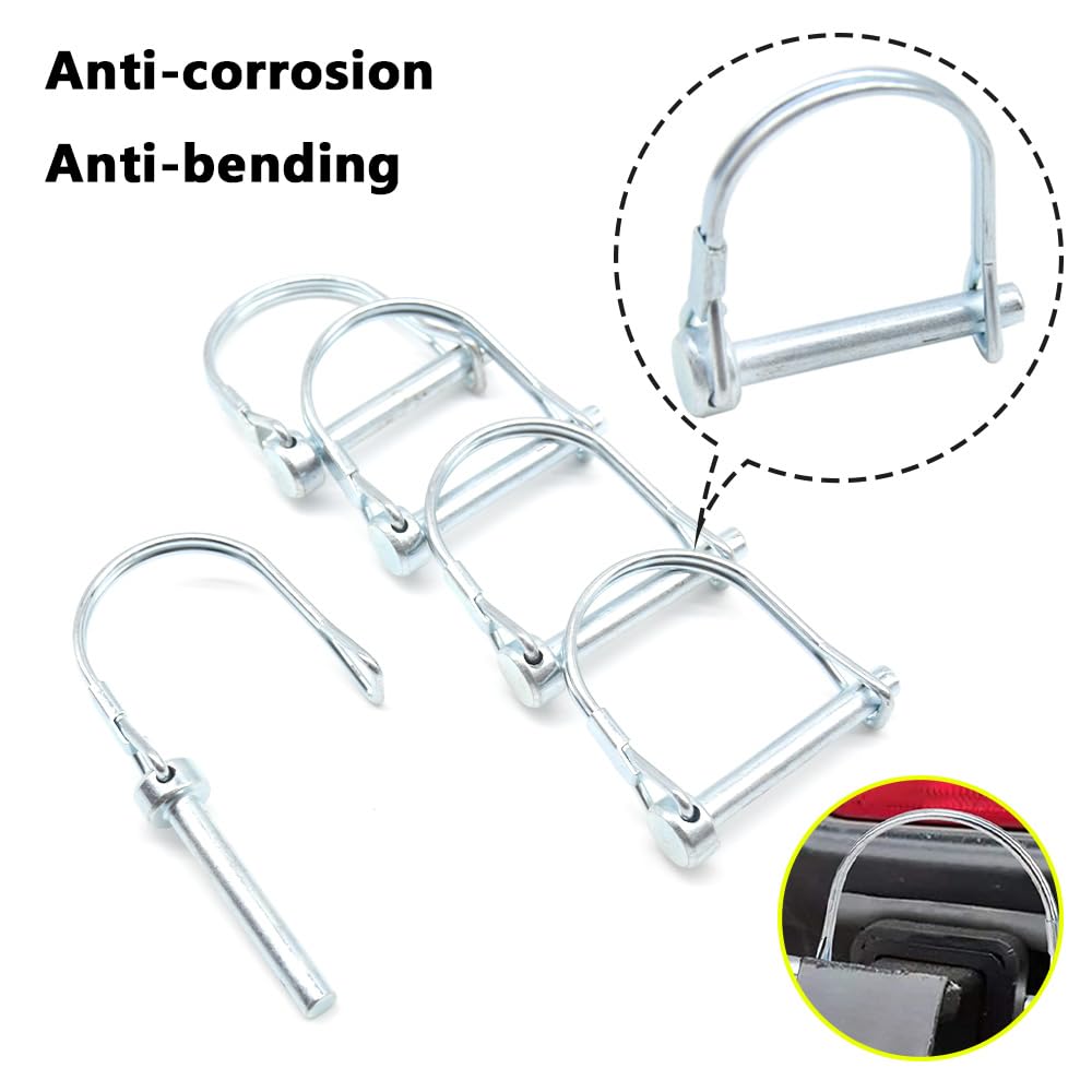 5 Pcs Safety Coupler Pin 6x40mm Trailer Coupler Pin (DXS/6x40mm)
