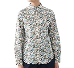 Amazon.co.jp: [TOKYOBASIC] リバティ ブラウス 長袖 花柄シャツ