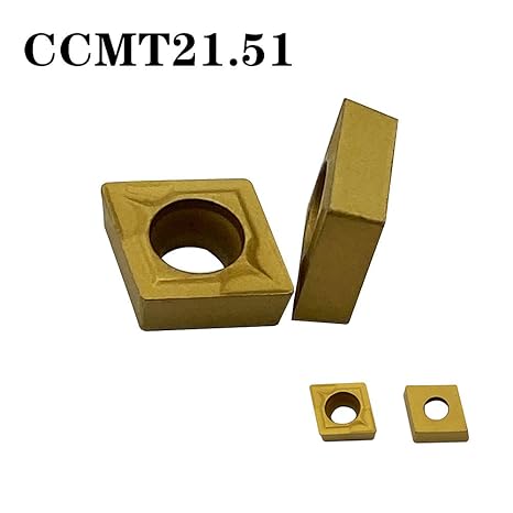GBJ Carbide Turning Inserts MGMN200, 16ER A60,WNMG431,CCMT060204,DCMT070204 CNC Lathe Insert for Indexable Lathe Turning Tool Holder Insert Replacement, 10 Pieces
