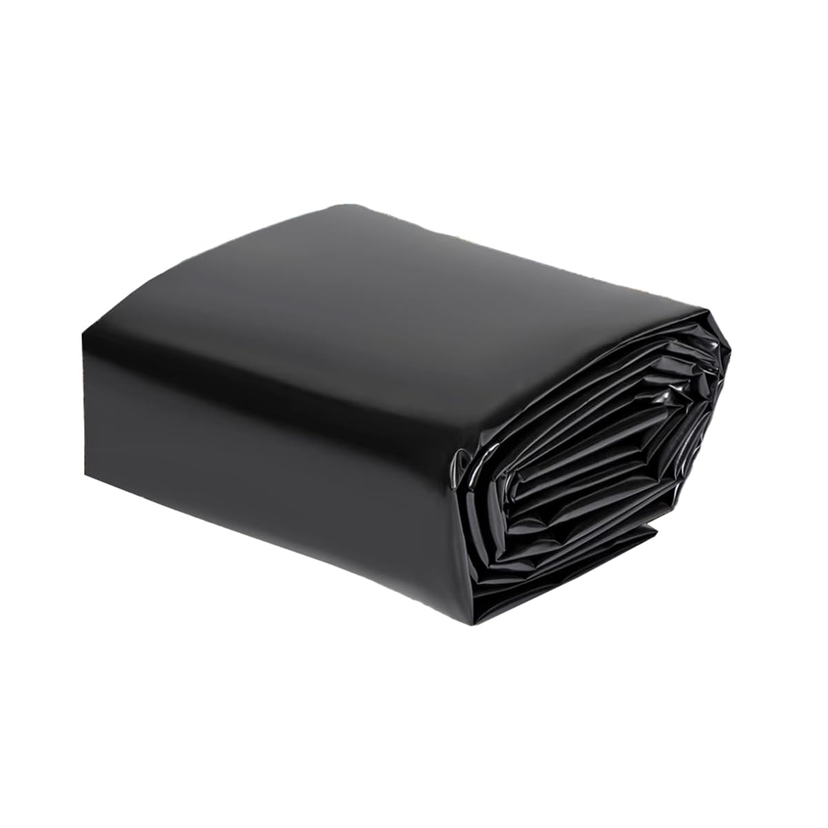 Nero Telo per Laghetto Spessore 0,2mm Rivestimento per Laghetti in HDPE, PVC Rivestimento per Laghetto con Fondo per Laghetto Grande Rivestimento per Laghetti Giardini(Size:8x8M(26x26ft))