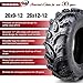 WANDA Set of 4 New Premium ATV/UTV Tires 26x9-12 Front & 26x12-12 Rear /6PR Super Lug Mud