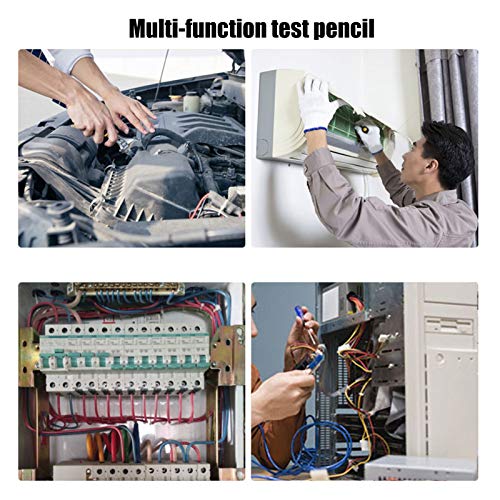 Image of Flathead Screwdriver Electric Pen Circuit Tester Pen, ANG93 AC100250V, Electric Voltage Screwdriver Bit Test Pencil, Compact Electrician Tool, Test Pencil